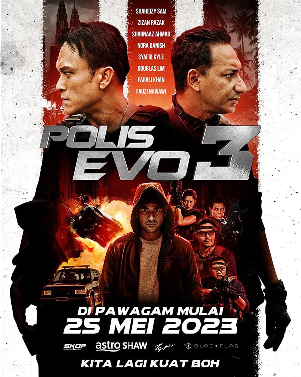 Action film terbaik pernah dihasilkan oleh pembikin filem tempatan. Aku bangga, sebab setaraf je dengan filem2 jiran kita. Malah lebih baik, sebab aku boleh relate. Bahasa dia sedap. The best #PolisEvo series so far. So simpan dulu duit korang, minggu depan layan movie ni!