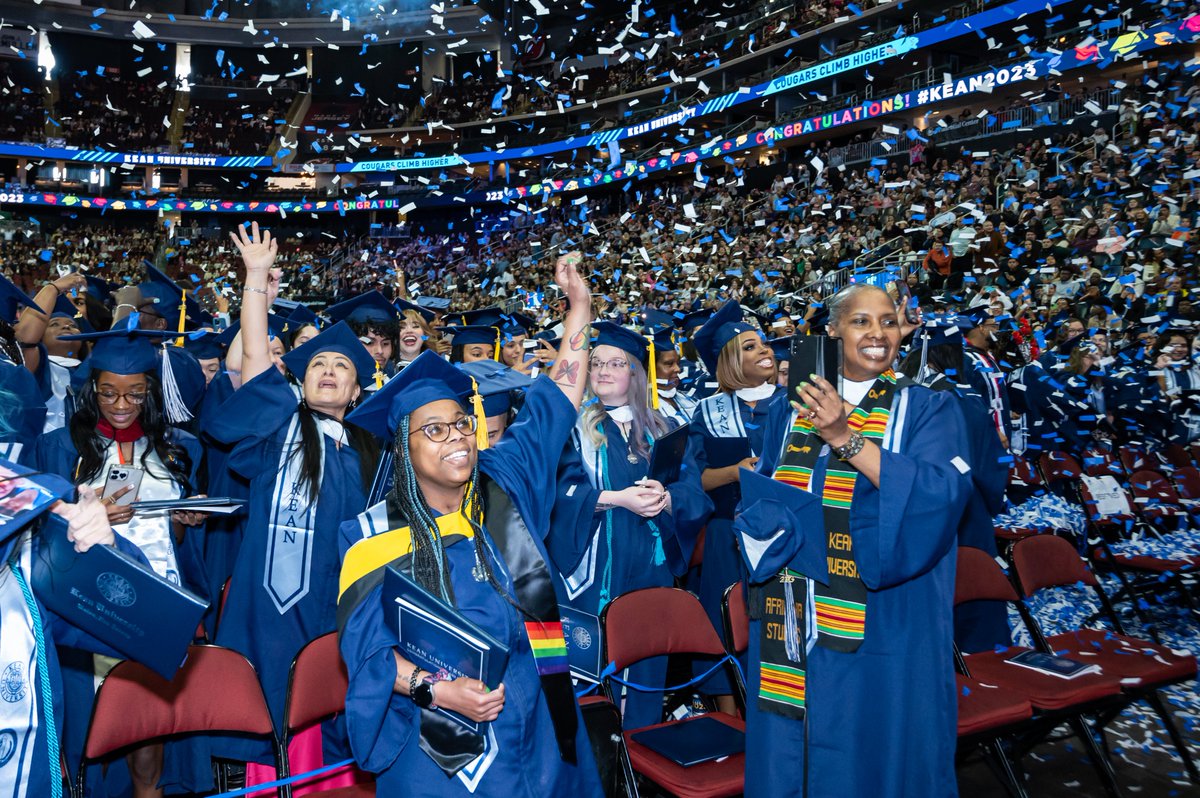KeanUniversity's tweet photo. YOU. DID. IT.

And we couldn’t be prouder. Congratulations, Cougars! 👏 

#Kean2023 https://t.co/a7oEPIdon5