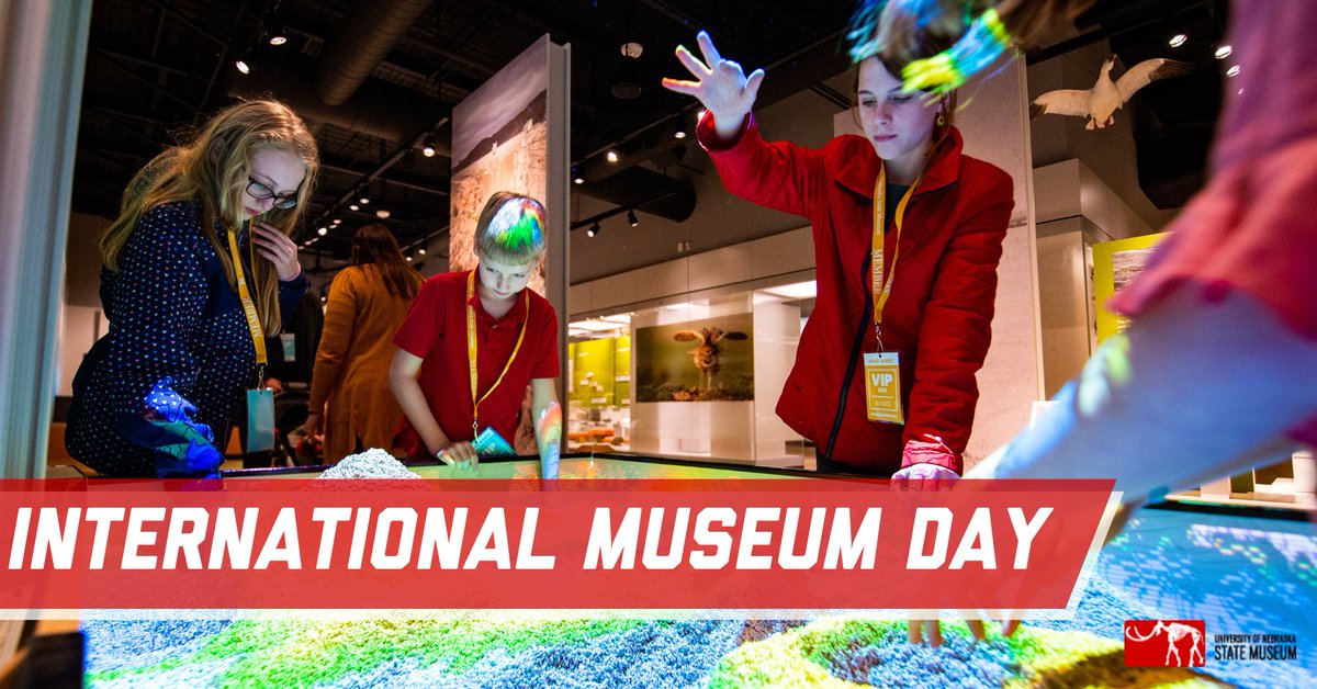 Today is #InternationalMuseumDay! If you haven't visited a museum today, stop by Morrill Hall. Discover and learn about the rich history of Nebraska, fossils, wildlife and more!