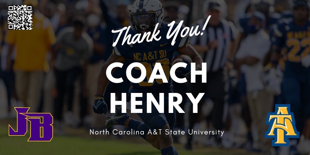 Really want to thank @coachkeithhenry from @NCATFootball for stopping by yesterday to talk about our student-athletes‼️

#NextLevelBucs 😈