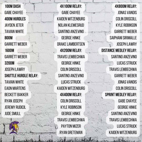 WaukeeBoysTrack's tweet photo. The 2023 State Track and Field Meet begins today for the Warriors! Congrats to all of our qualifiers! #GoWarriors #Team23 #TRIBE https://t.co/XW1IyihTSc