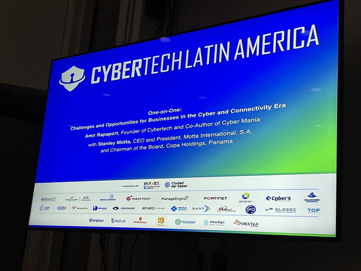 G3ek_314's tweet image. Conversando sobre el impacto de la conectividad en los negocios del siglo XXI #CybertechLatam 🇵🇦🇮🇱