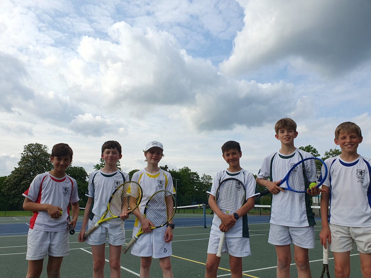 The brilliant Y7 <a href="/shrewsburyhouse/">Shrewsbury House Prep School</a> tennis team in action today with friends <a href="/DownsendSport/">Downsend Sport</a> . A lovely afternoon of great sport. #summertime #grandslam