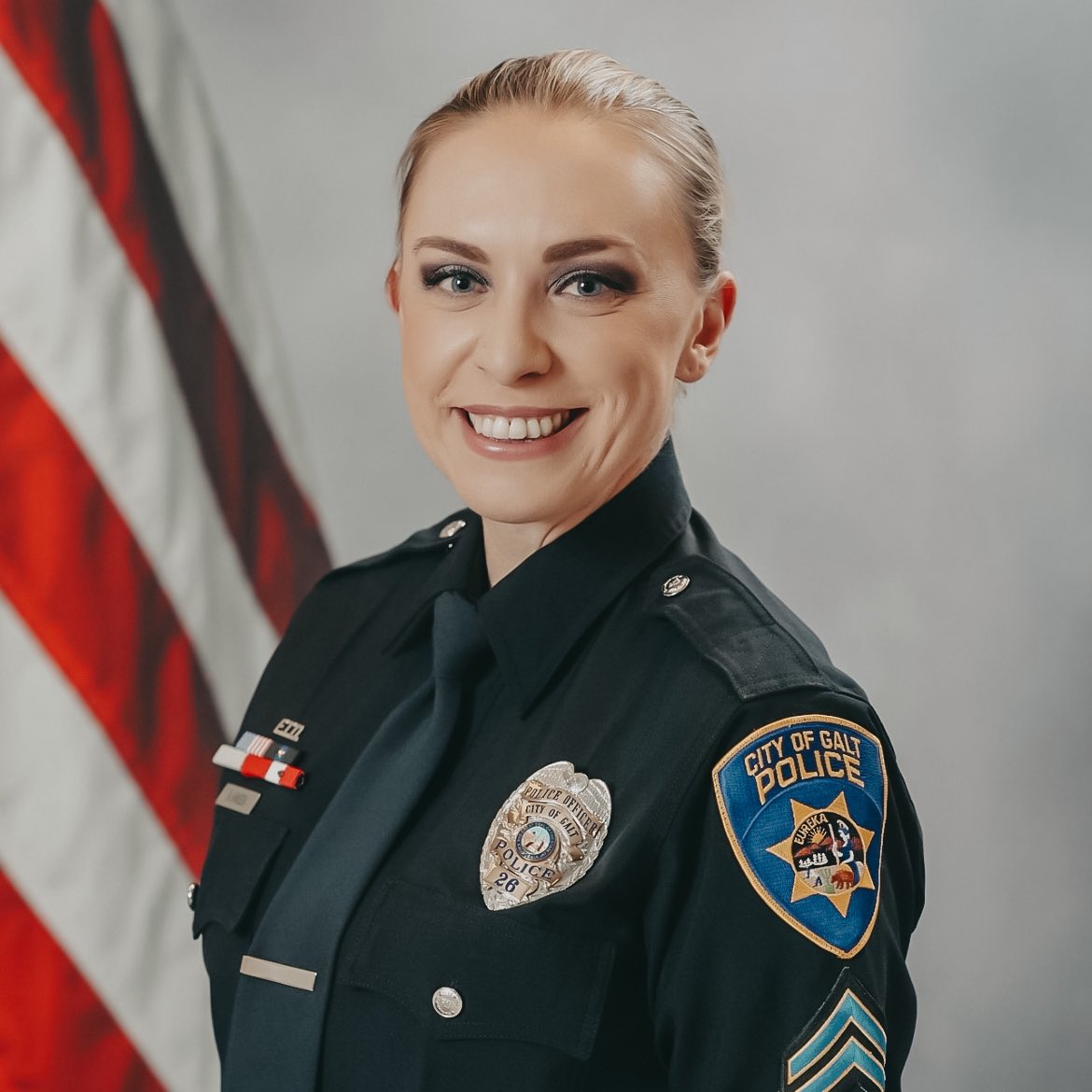 GaltPolice's tweet photo. 1ST FEMALE SERGEANT PROMOTED IN GPD HISTORY
 
GPD is proud to announce the promotion of Corporal Rachelle Hansen to the rank of Sergeant. Sergeant Hansen will serve as the first female sergeant in department history!

Congratulations Sgt. Hansen! 👏

#Promotion #GPD #GaltPD https://t.co/cMIkXMVMlN