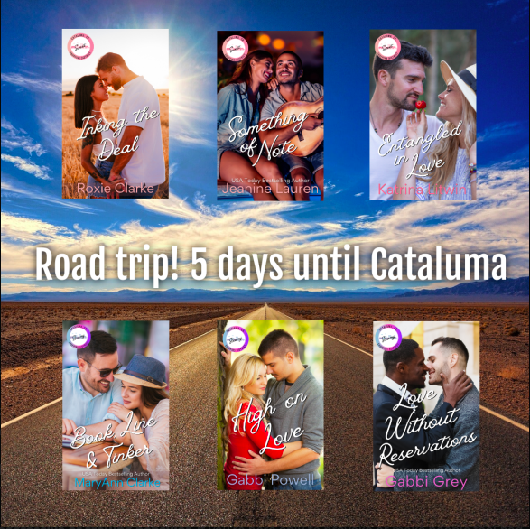 ROAD TRIP!!! Come on the ride to Cataluma, California. We'll be there in 5 days! Want to know more about the destination? Check out the series page: rfr.bz/t5qjqt2 
#Cataluma  #ReadingRomance