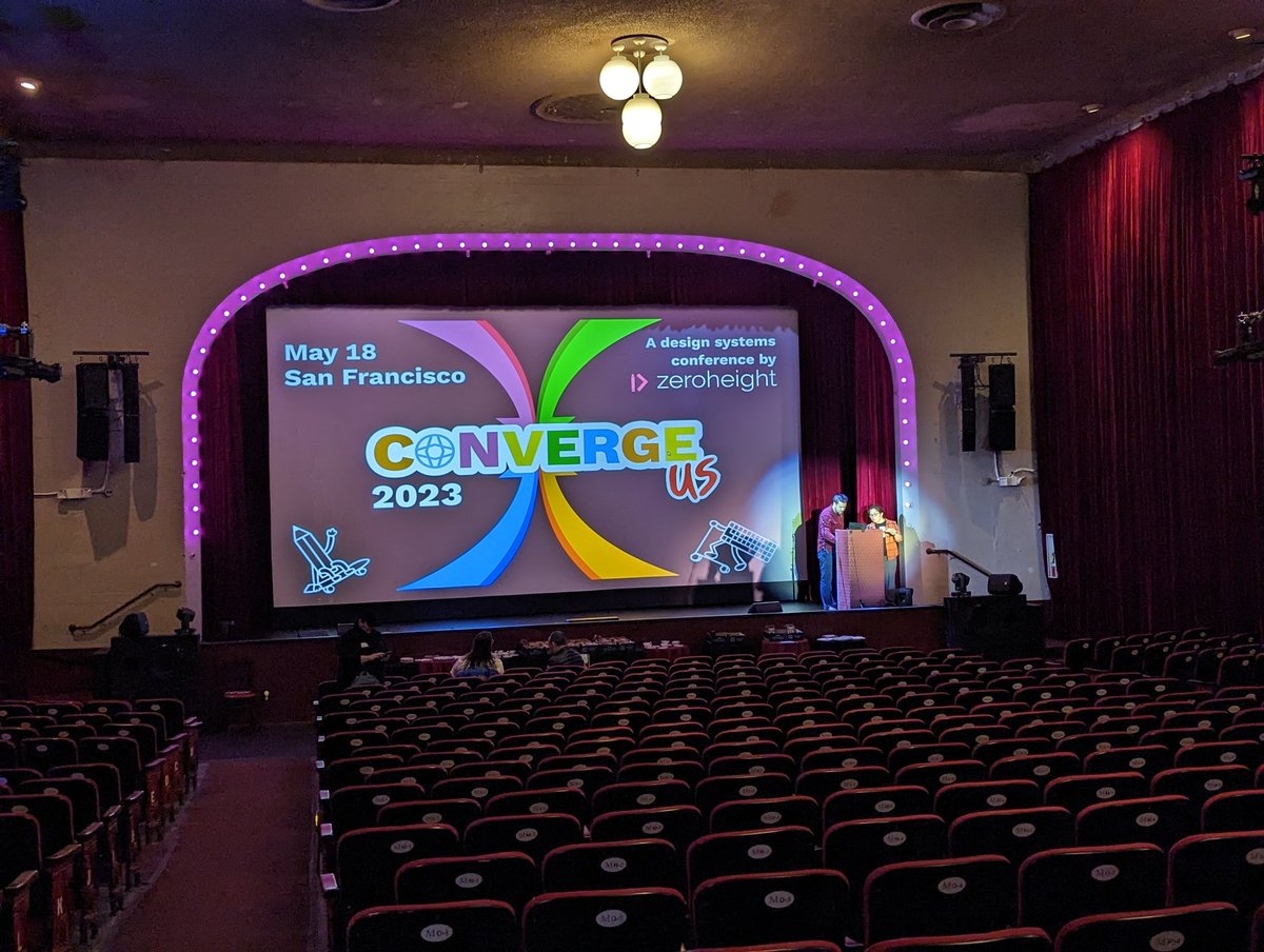 Converge is being held at such a beautiful venue here in SF. Talks start now! #ConvergeUS