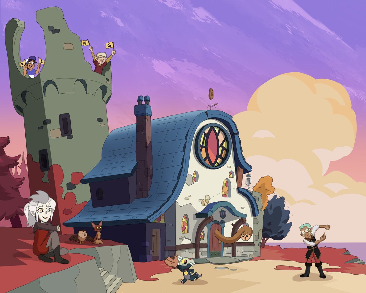 Here's my first piece for the <a href="/raedaexchange/">Raeda Exchange</a> . A gift for <a href="/succysphere/">succy!!</a> ❤️ I hope you enjoy this entertaining family game of catch!

#TOH #Raeda