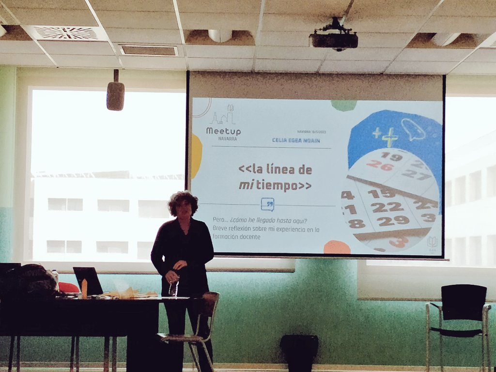 Celia Egea con una musical reflexión sobre la formación y la evaluación tecnológica.
#MeetUpGEGNavarra