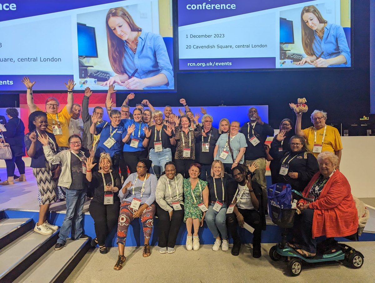 lucy_uo's tweet photo. Well that's a wrap. #RCN23 thank you for great debates, great learning, and most of all great people. Now it's time to #GetBallotReady #FairPayGorNursing @RCNNRN @RCNWestMids @RCNSthBham @RCN_BENSBranch @SarahJ_PC18 @_TrudiTweets https://t.co/BANYIlFugD