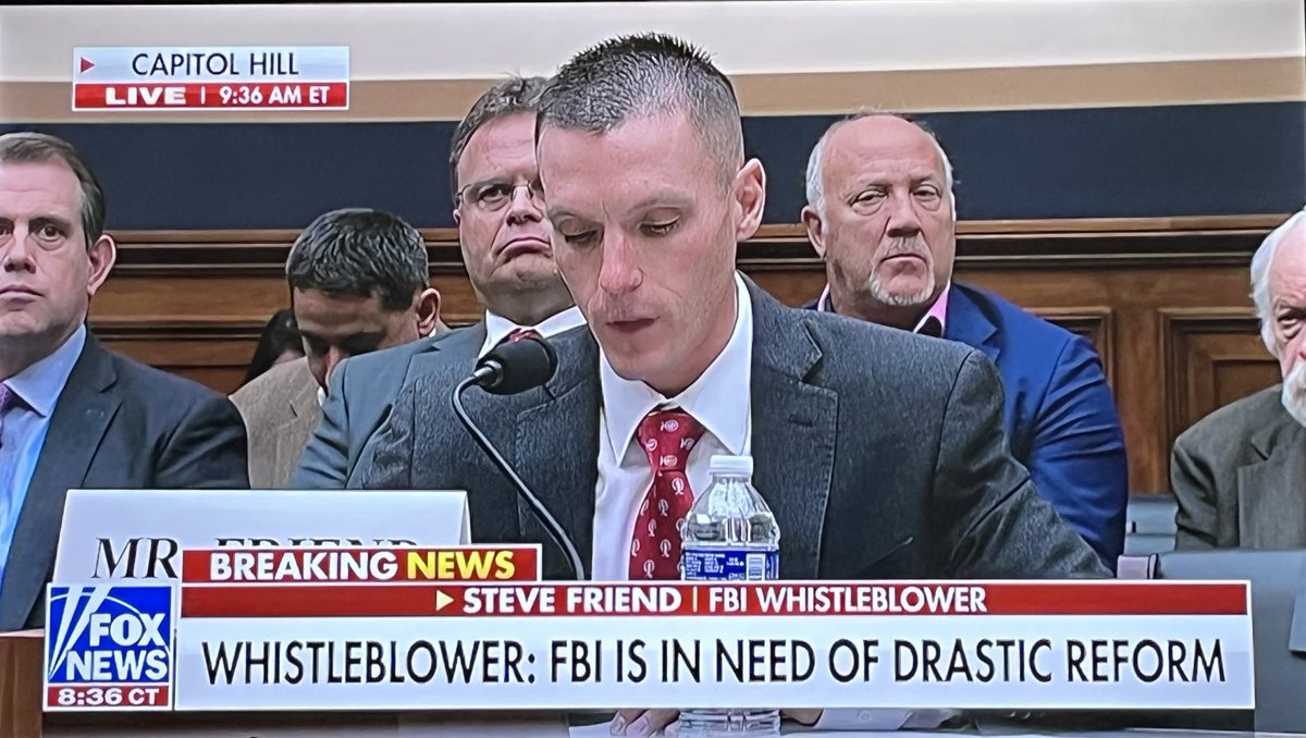 Moms4Liberty's tweet photo. Americans should be so incredibly proud of the brave FBI whistleblowers that testified today in Congress. 

Thank you gentlemen for your courage and honesty. 🇺🇸 

Thank you @Jim_Jordan and @JudiciaryGOP for exposing the weaponization of our American institutions. https://t.co/jv7KSsRC6z