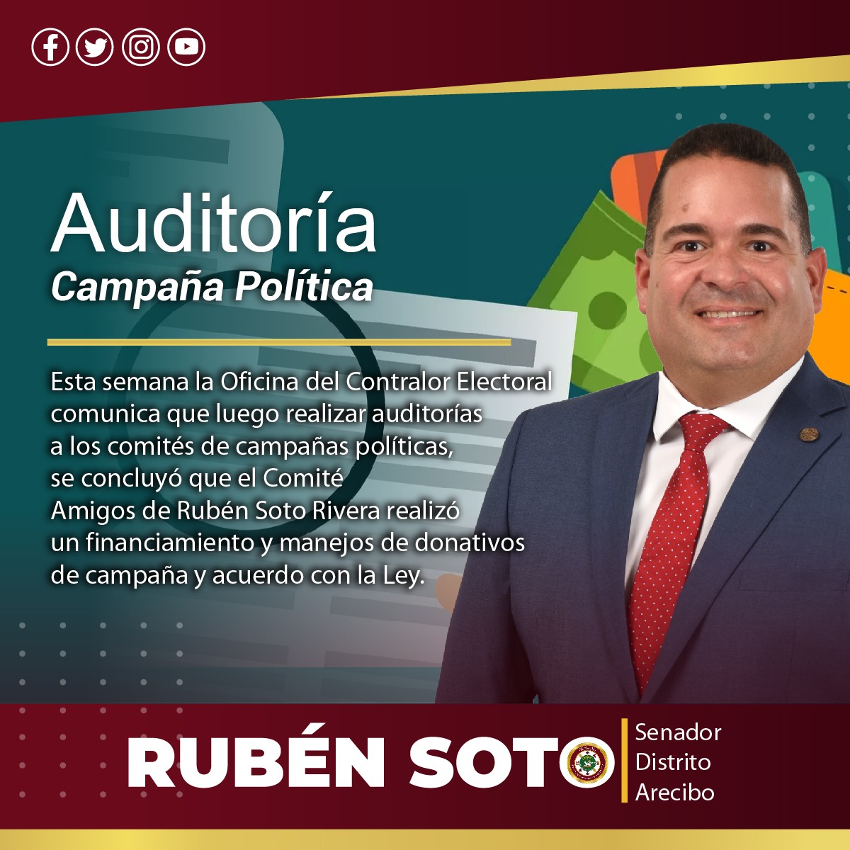 Rubensenadorpr's tweet photo. ¡Cumplimos con la ley!

Lee el informe aquí 👇

https://t.co/6CygkwjYom https://t.co/fEt40OjKQh