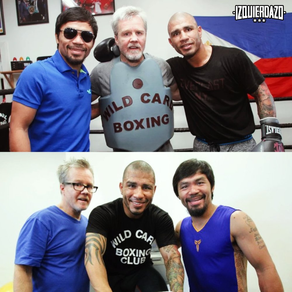 IzquierdazoBox's tweet photo. 👏 Nostalgia de la buena en el gimnasio de Freddie Roach... https://t.co/F5Q8Ie3nuj