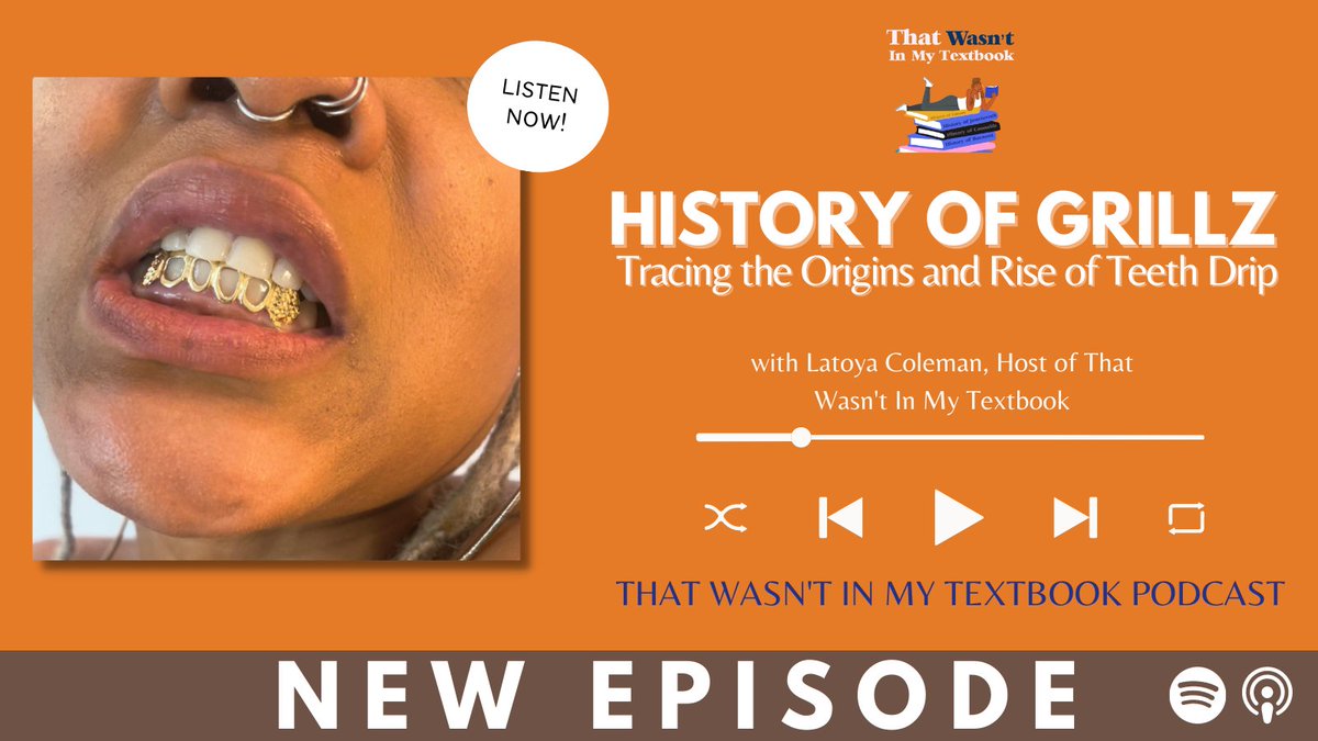 Curious about the shiny history of Grillz? Wondering how this iconic tooth accessory evolved from ancient origins to a basement in Queens? Uncover the captivating journey in the latest episode. Listen now: podnews.net/podcast/i4dvr/…