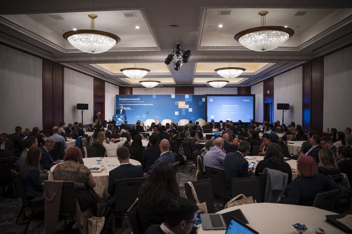 QSCorporate's tweet photo. Day 2 of QS EduData Summit in San Francisco has commenced! Follow #EduDataSummit for updates on how #HigherEducation institutions can leverage their #data collection and usage to achieve their goals. https://t.co/nAG5MhLQVs