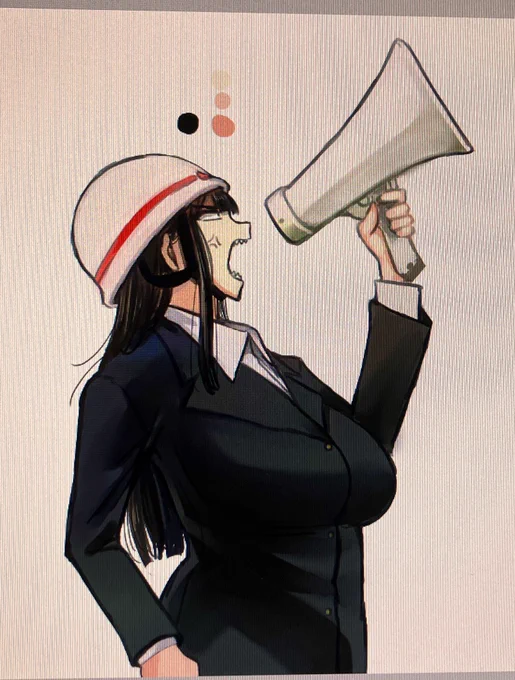 悔しいので寝る前に描き直し とりあえずガミガミおばばだけ。