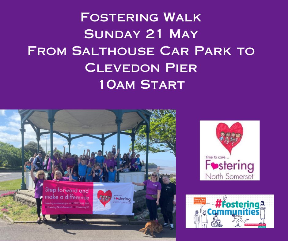 FosteringNS's tweet image. As part of Foster Care Fortnight, staff, carers and our children will be coming together for a mass walk, showing the strength and togetherness of our service and to highlight the positivity of a community that fosters!
We'd love you to join us to show your support ❤️