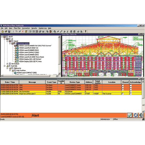 JainsonsG's tweet photo. 🔧 Enhance your fire safety management with the VSM4 Configuration &amp; Monitoring Software. Configure and monitor your VESDA detectors with ease, ensuring optimal performance and early smoke detection. #VSM4 #VESDA #firesafety https://t.co/e6wtpBm8v5