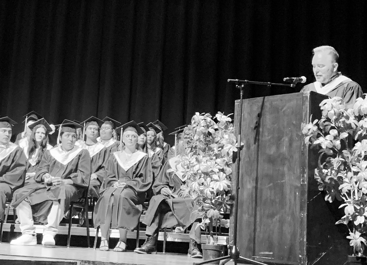 PSD Superintendent Brian Kingsley tells the Poudre Community Academy #Class2023 that they will always be part of this school community, something bigger than themselves. “Be proud of you. I know I am.”