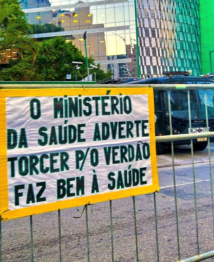 Ministério da Saúde Adverte: - Palmeiras Não Tem Mundial.