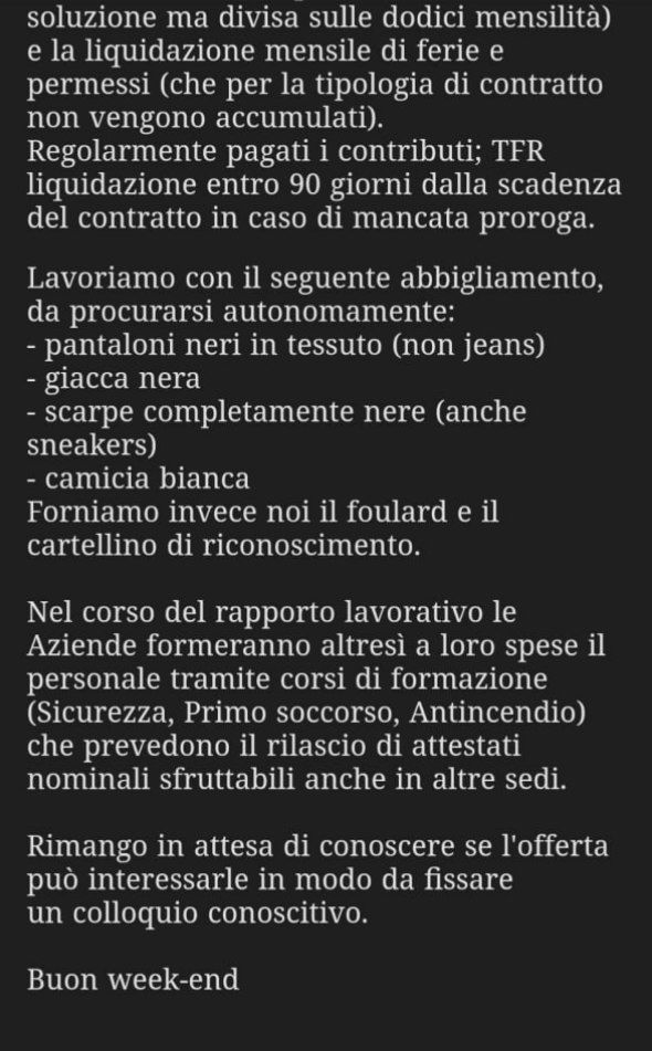 miriconosci's tweet photo. 5 euro l'ora, lordi, per lavorare in Museo, a MILANO, A CHIAMATA.
Il @ComuneMI è a conoscenza di questa campagna di reclutamento? E cosa ne pensa? https://t.co/RSr8MqZPXY