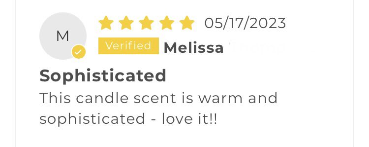 We got a #newreview on our luxurious Black Desert Bloom scented #candle part of our #summercollection of #scentedcandles made with 💯% #soywax and ONLY #phthalatefree fragrance oils. That’s right, #cleanburning candles over here! Check us out at YoLouie.com 🕯♥️