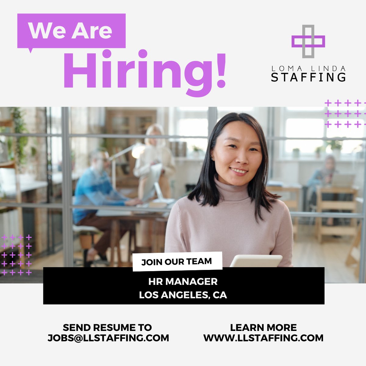 LLStaffingLLC's tweet photo. We are hiring! HR Manager in Los Angeles, CA. Apply today to learn more! https://t.co/ma87egggMy