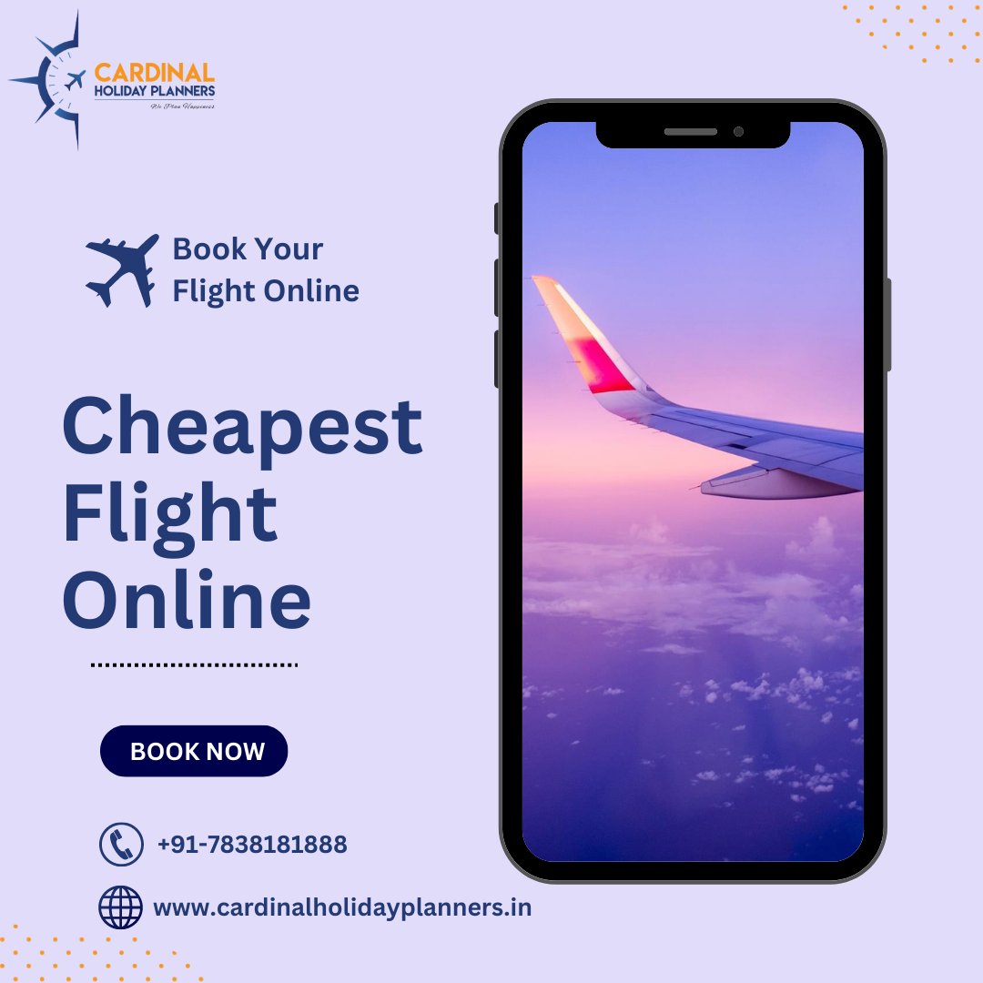 CardinalHoliday's tweet photo. Book Your Flight Online
Cheapest Flight Online
Book Now
https://t.co/nBRyhiHt7o
#cardinalholiday #flight #flighttickets #Cheapest #bestprices #cheapestprice #cheapestintown #cheapestairfare #airfares #NoConvenienceFee #zerocharge #bestseller #toprated #travel #travelagent https://t.co/P2yyxE2FbJ