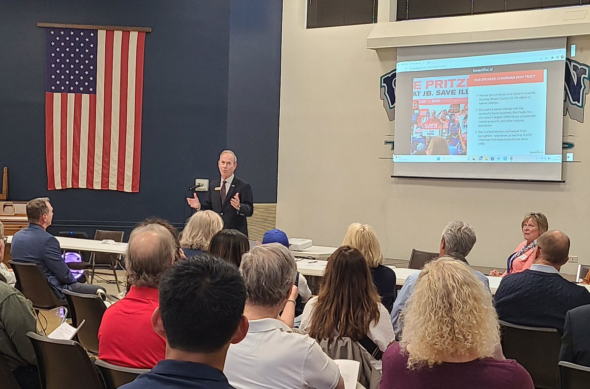 ILGOP's tweet photo. Thank you Vernon Township Republicans and Chairman Marko Sukovic for having me at their monthly meeting. To learn more and to join VTRO's membership program, visit https://t.co/PUsSNezZzn https://t.co/xPyvl85go6