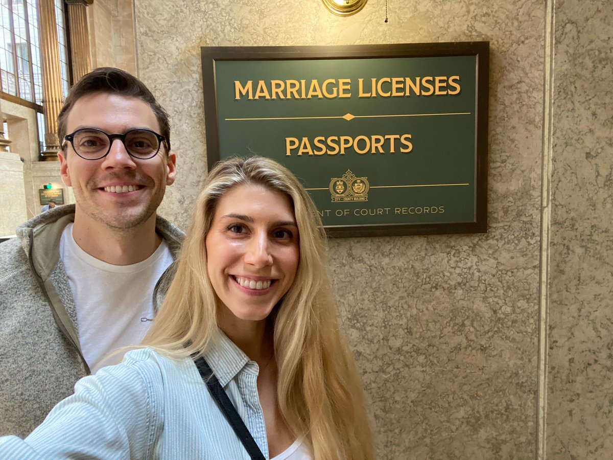 Center stage —> off the grid. Oh and picked up my marriage license. It’s been a great last week and a half! #workhardplayhard