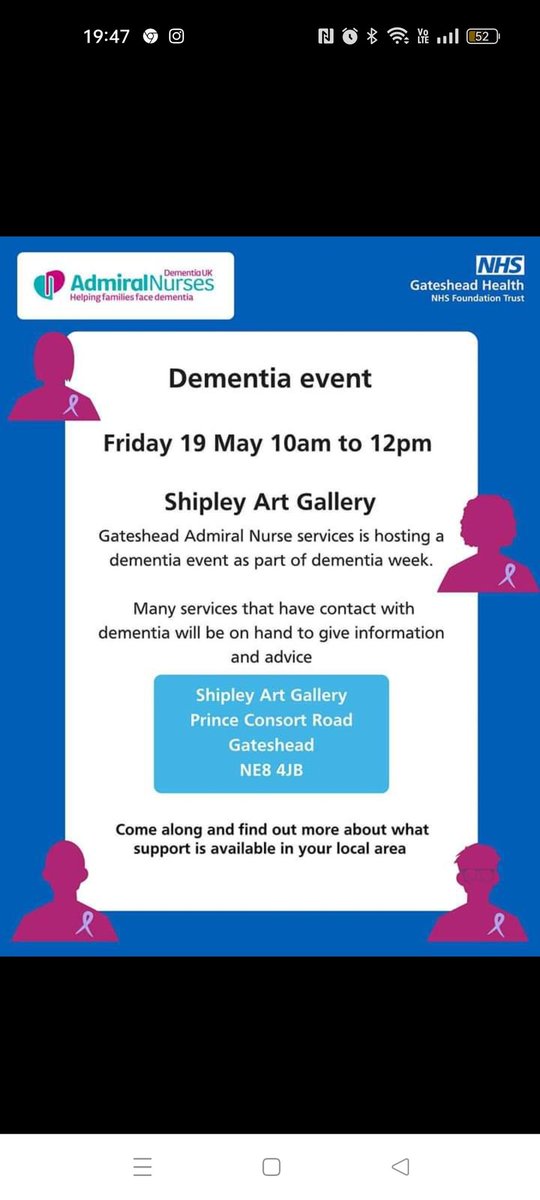 Cragside  QE will be joining this event tomorrow, so pleased <a href="/Gateshead_NHS/">Gateshead Health NHS Foundation Trust</a>  have our wonderful Admiral Nurse supporting our community in Gateshead ❣️ <a href="/dementiaservic3/">dementia services QE/Admiral Nurses</a> <a href="/JuliaNev1989/">Julia nevin</a> <a href="/kateclark1979/">Kate Clark</a> <a href="/jocrow82/">joann crowder</a> @davies_trudie <a href="/DementiaUK/">Dementia UK</a> <a href="/HollieeClark/">Hollie Clark</a> <a href="/Ruru_Alderson/">Ruth</a>  <a href="/alzheimerssoc/">Alzheimer's Society</a>