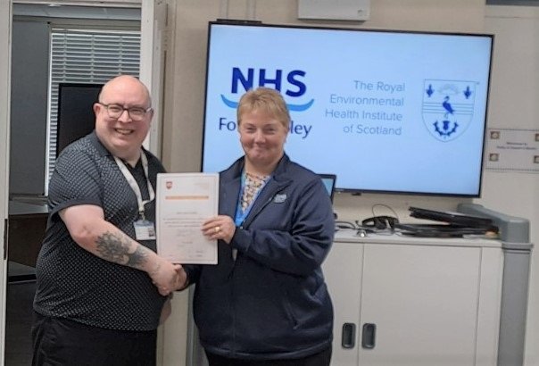 Congratulations to Adam @ClacksSchoolSupportService on completing <a href="/REHIS/">regina</a> How to Run a Cooking group Training #Capacitybuilding#Cookingskills@NHSForthValley