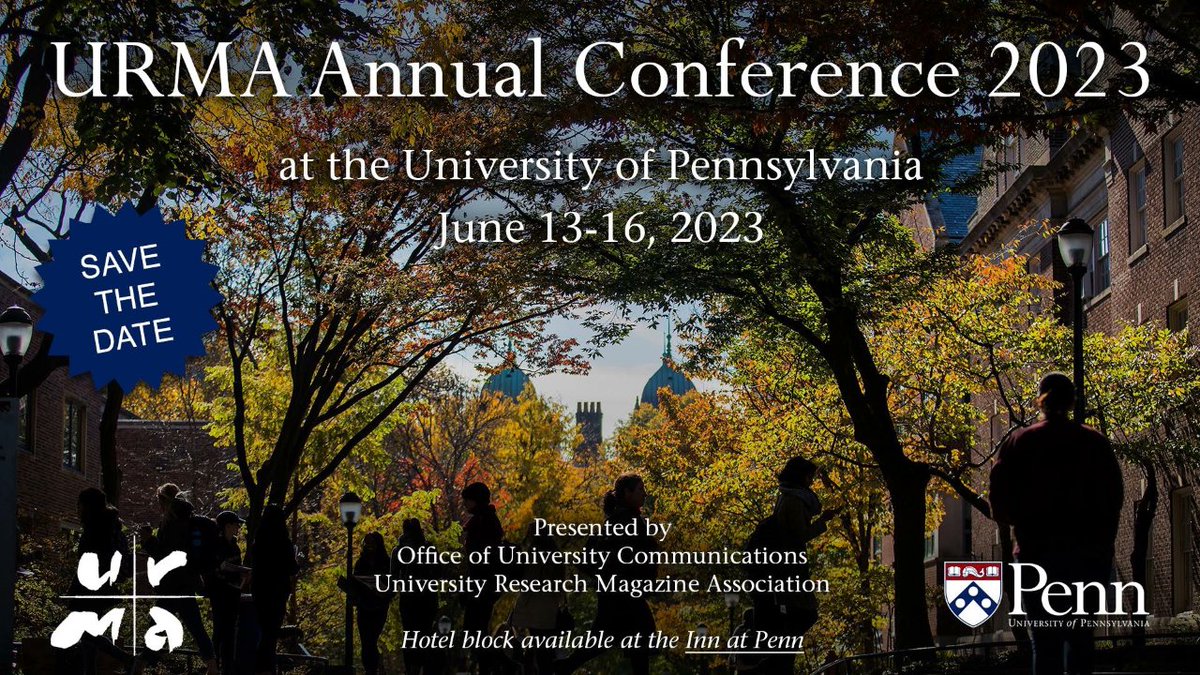 URMA EDU (@urma_edu) on Twitter photo We’re counting down to #URMA2023 on June 13-16 at <a href="/ResearchatPenn/">Research at Penn</a> / <a href="/Penn/">Penn</a> with previews of the conference activities! Still need to register? Visit urma.org/2023-conferenc…. We’re counting down to #URMA2023 on June 13-16 at <a href="/ResearchatPenn/">Research at Penn</a> / <a href="/Penn/">Penn</a> with previews of the conference activities! Still need to register? Visit urma.org/2023-conferenc….