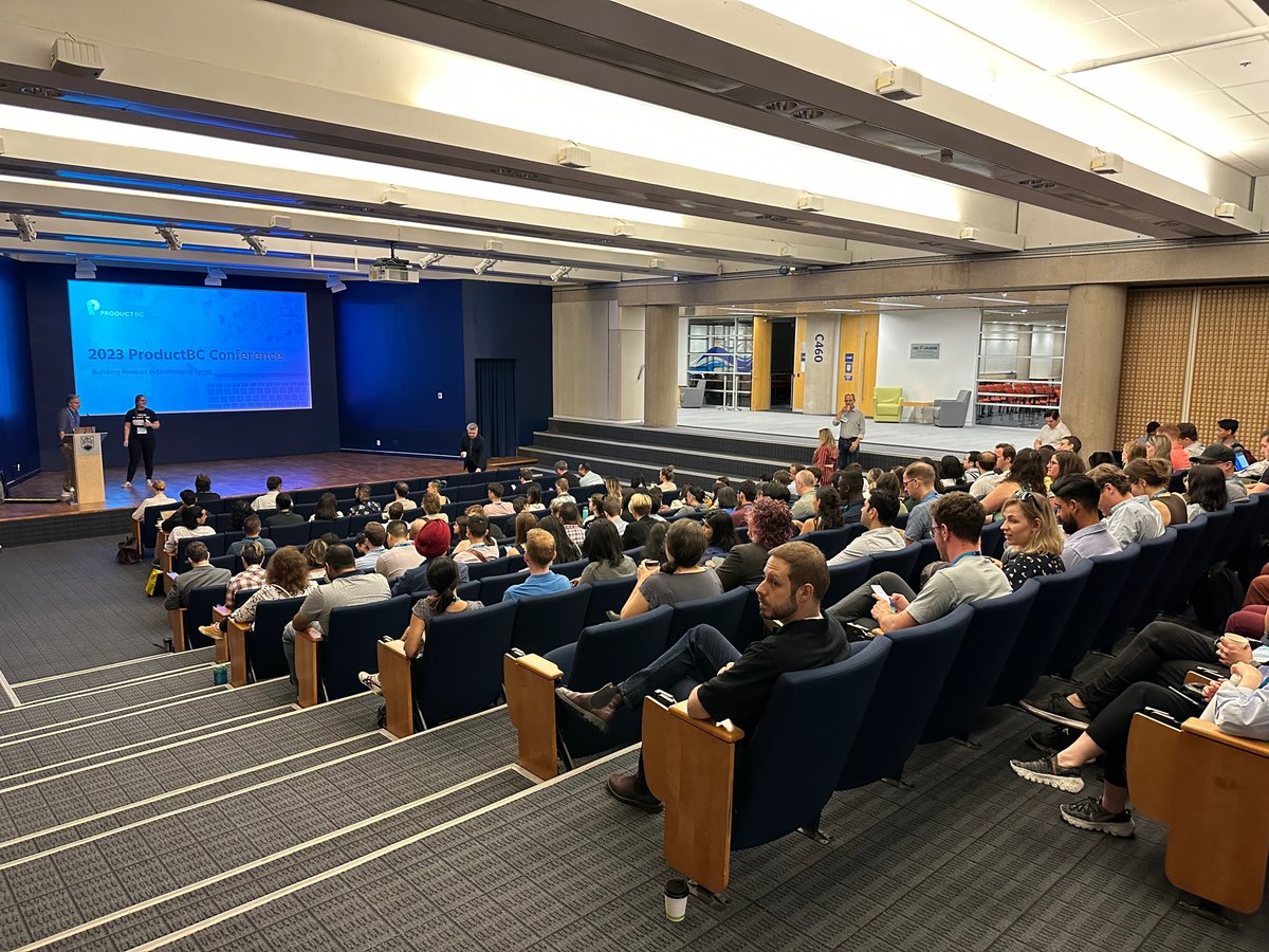 ProductBC's tweet image. We’re getting started with a full house at the 2023 ProductBC Conference! #productbccon