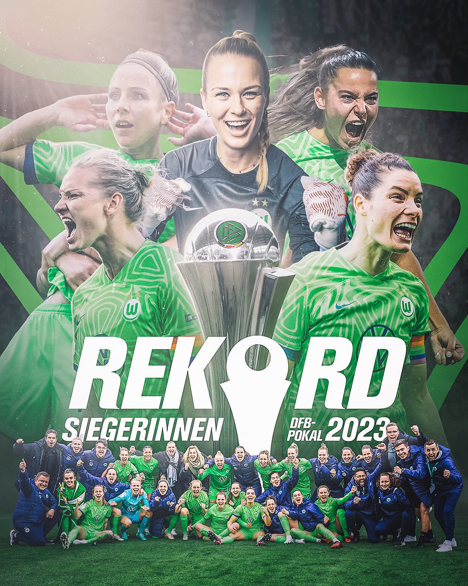 VfL_Frauen's tweet image. Der 🏆 bleibt in #Wolfsburg! 💚

#WOBSCF