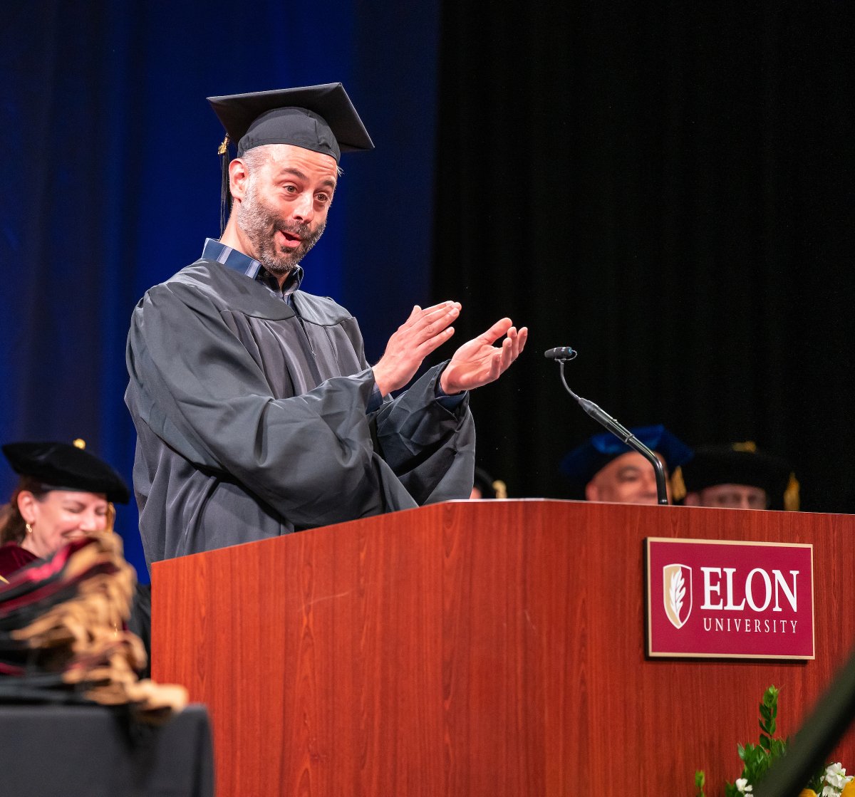 Elon University tweet media