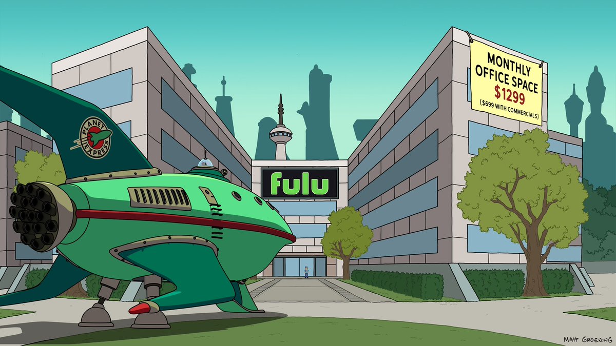 Welcome back to the 31st century! New episodes of #Futurama premiere July 24 on @Hulu 🚀