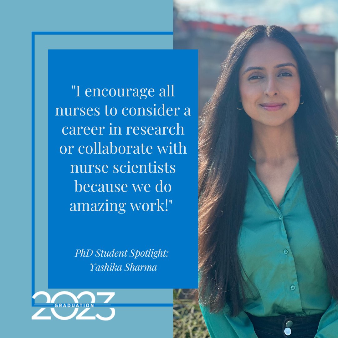 🎉As we continue to celebrate #Columbia2023 Commencement this week, we will be spotlighting some of our incredible graduates. Yashika Sharma, PhD ‘23, reflects on her time at #ColumbiaNursing: bit.ly/3BejGs6