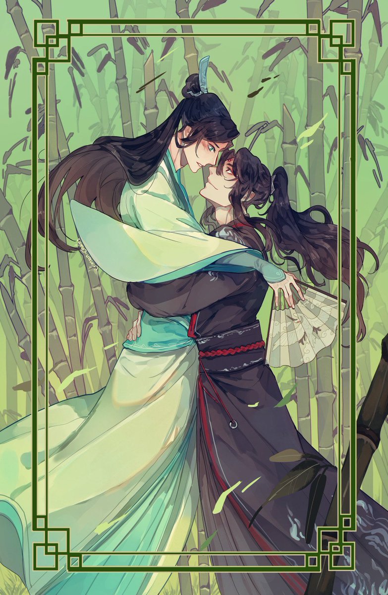 Finally did some art for Scum Villain Self Saving System! :D
I like the art of the book's take on Luo Binghe's hair being fluffier ^^

#svsss