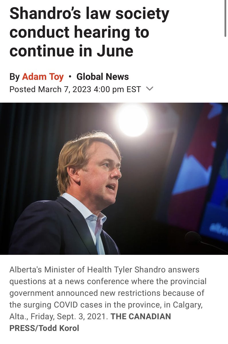 #Ableg

Alberta is a place where our

✅: Premier is GUILTY of attempting to politically interfere

✅ Deputy Premier is GUILTY of attempting to politically interfere 

✅ Justice Minister is facing 3 charges of unprofessional conduct by the Law Society

How is ANY of this okay?