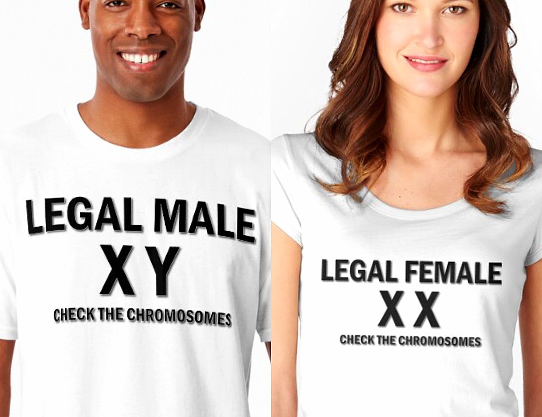 DefJLeFresh's tweet photo. T-Shirt Design by Johnny Praize
Legal Male or Legal Female, Check the Chromosomes.

I dare you to wear one in public!
.
Get yours here! ���👇👇
Male:
https://t.co/DoraFmH6LF
Female:
https://t.co/0sLRw8rdLx https://t.co/2uT9nJJvyx