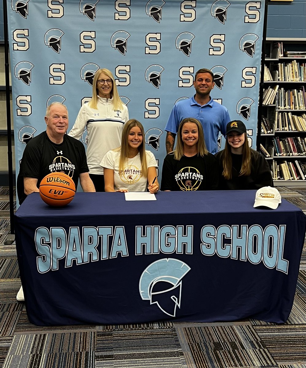 Congratulations Bailey Chapman for your official signing to St. Thomas Aquinas College to further your b-ball and academic career! #spartanforever #soproud