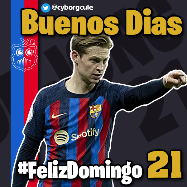 🤖🔵🔴II #felizdomingoatodos  
#FCBarcelona #BuenosDias #FrenkieDeJong21