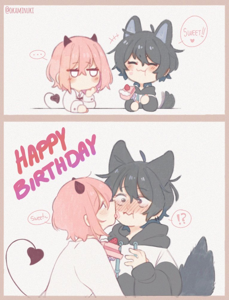 hbd to me 🍰💜💙
