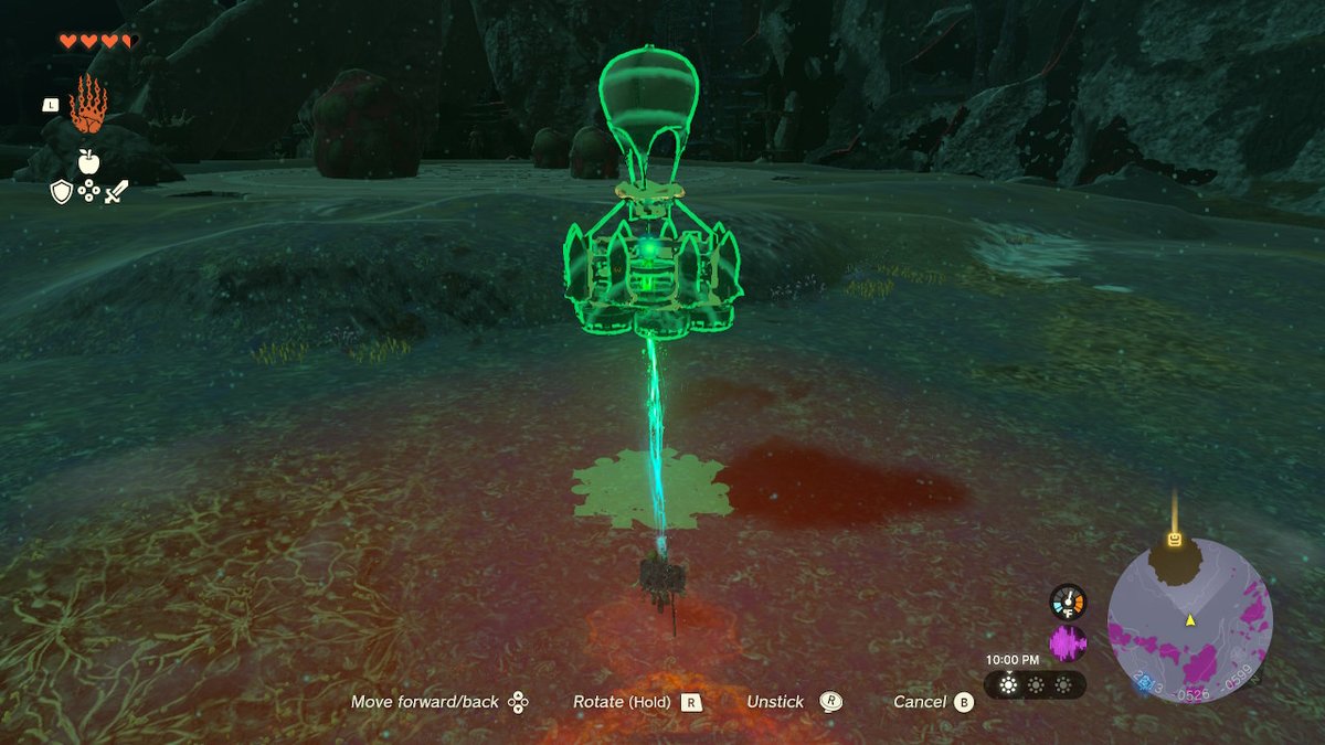 A_Laluma's tweet photo. #TearsOfTheKingdom #Zelda #NintendoSwitch Question: Can you leave the depths without using fast travel? Answer: Yes but it'll cost you. https://t.co/XNfvty5BKJ