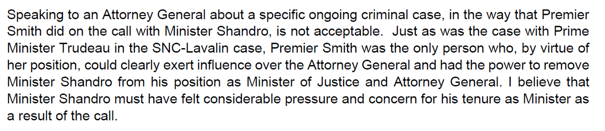 Trussler explicitly compares Smith pressuring Shandro over Pawlowski with Trudeau pressuring JWR over SNC-Lavalin.