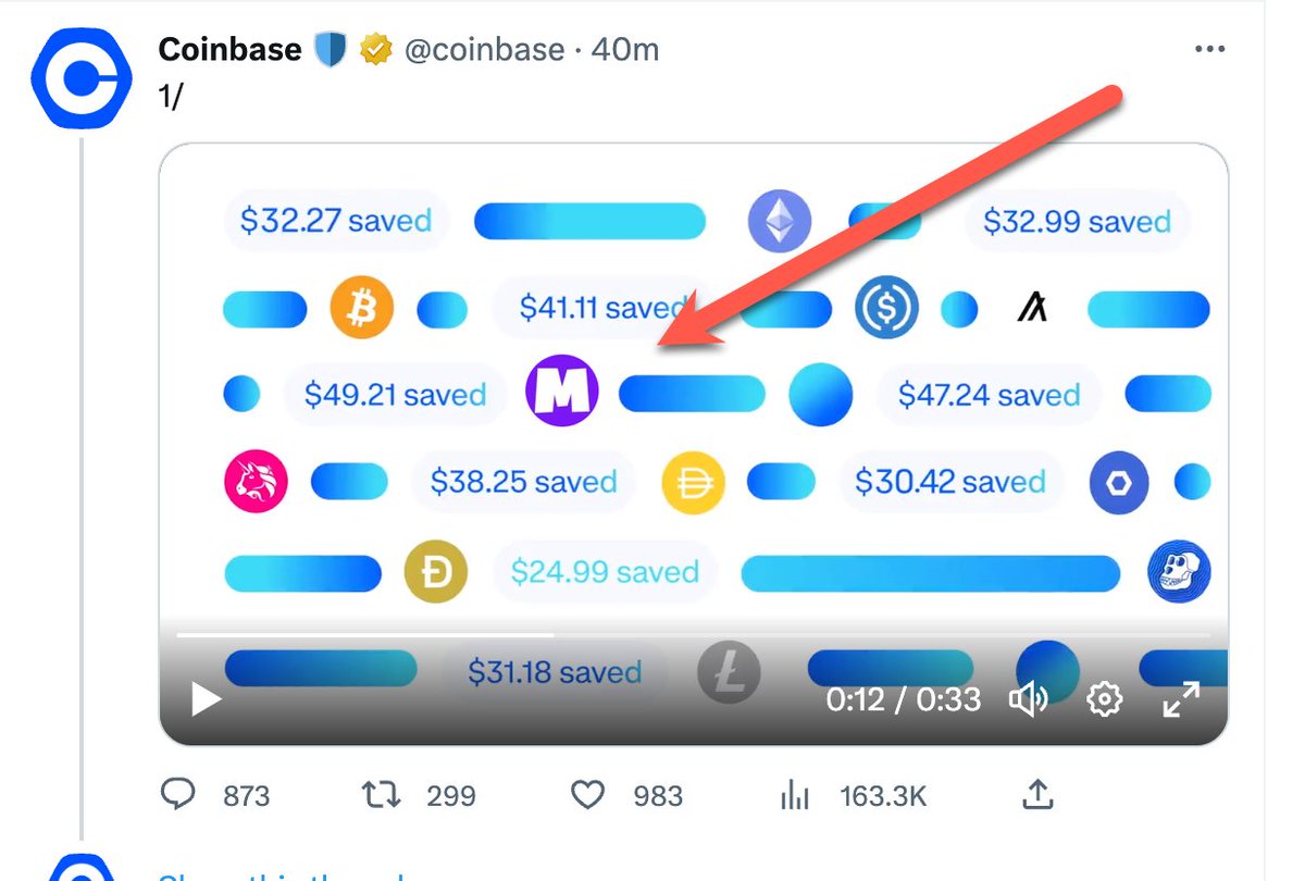 CryptoZaabi's tweet photo. OMG $MONG in the last @coinbase video.

We did it. Listing soon. https://t.co/M4gYAbC5Rj