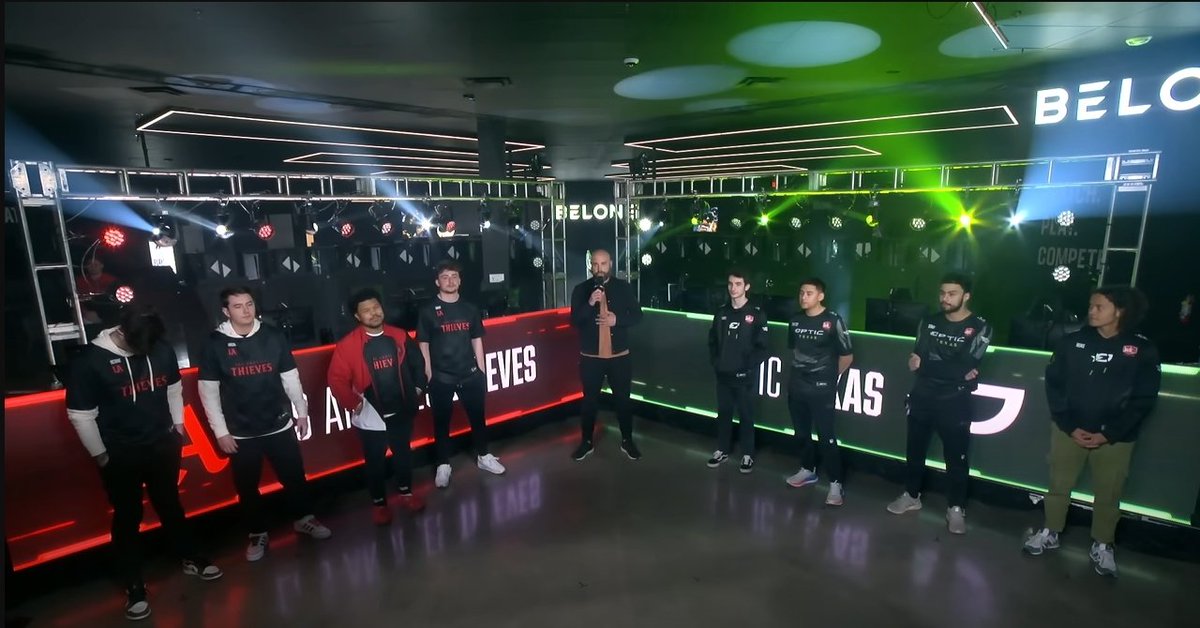 Clayster's tweet image. CoD major vs CS major