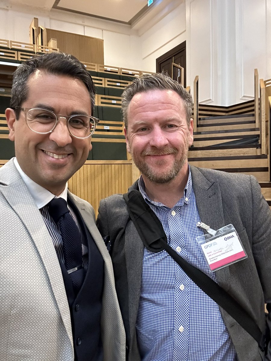 @NottsLMC Chair Dr Carter SINGH @drcartersingh & CEO Michael Wright @Wrighto74 representing at #ConfLMC23 discussing the issues impacting #generalpractice @TheBMA @rcgp