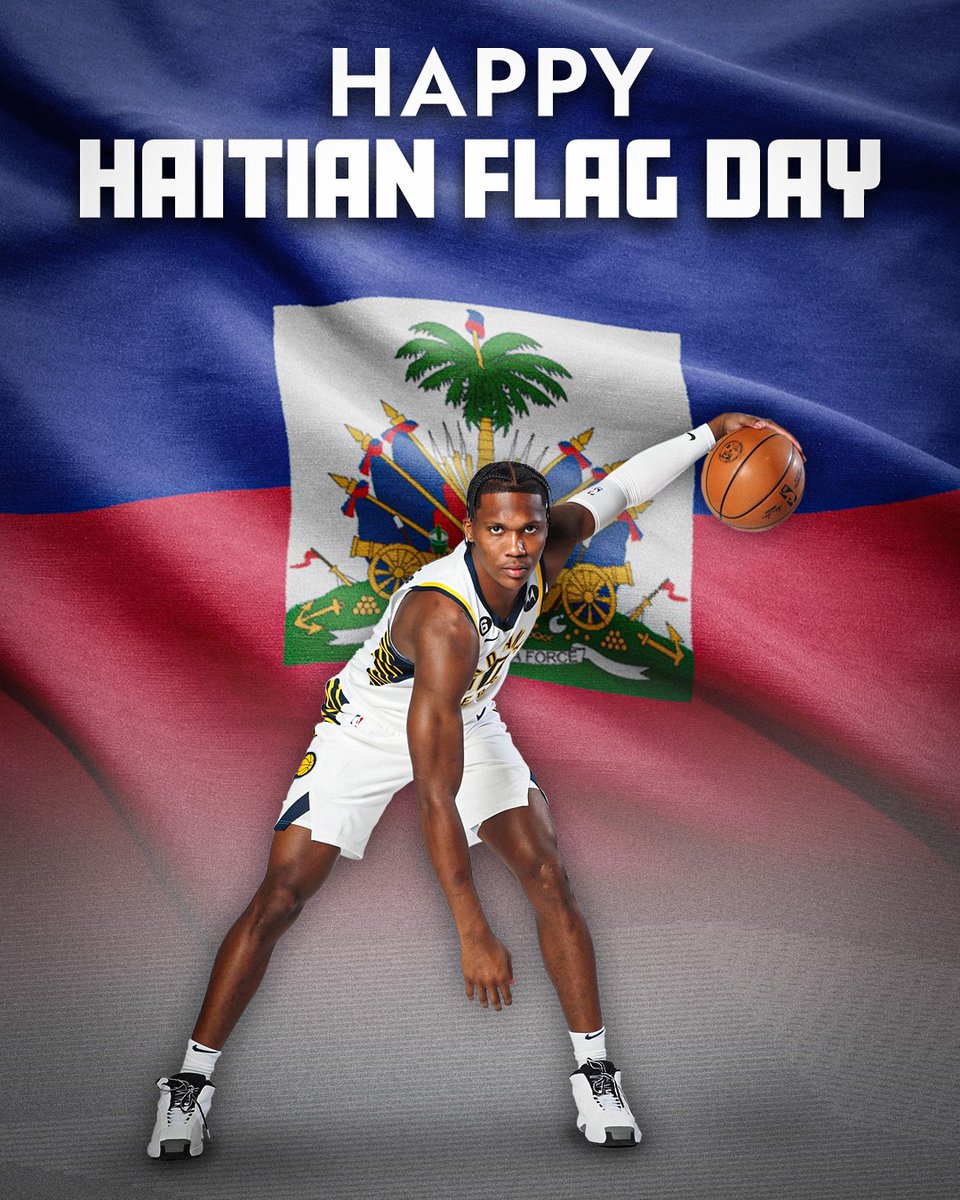 Pacers's tweet image. happy Haitian Flag Day!🇭🇹