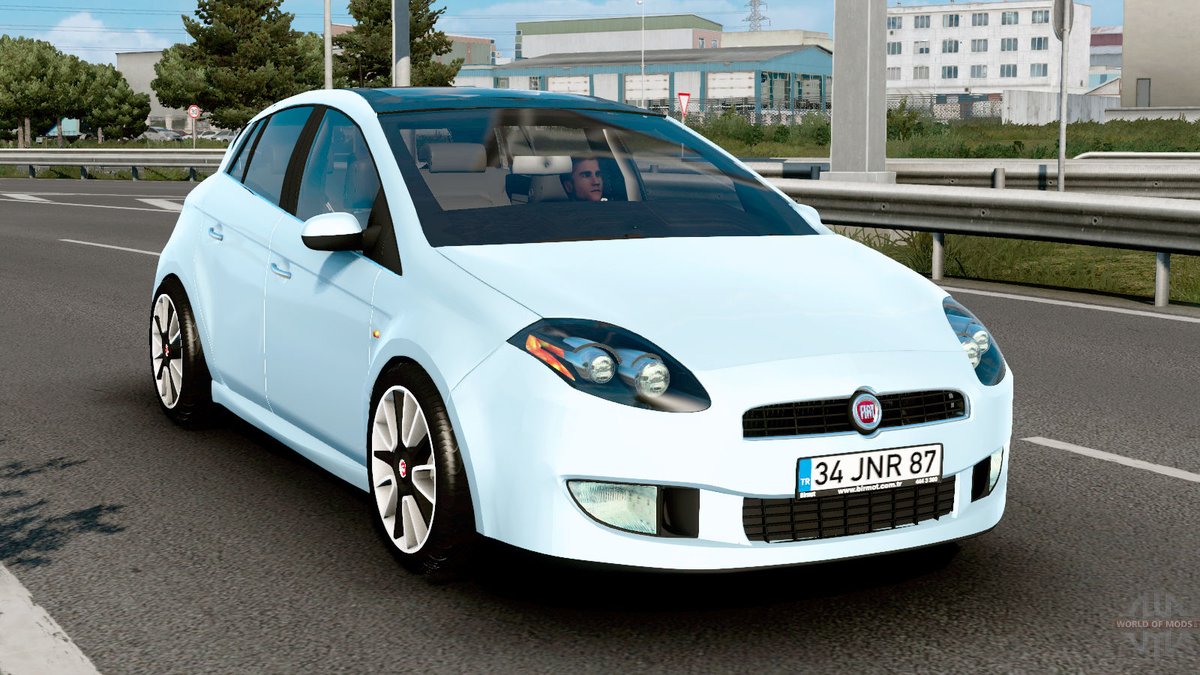 WorldOfModscom's tweet photo. Fiat Bravo Sport (198) 2007 Light Steel Blue для Euro Truck Simulator 2 https://t.co/CRJTJ0v798 https://t.co/zgji10mxLf